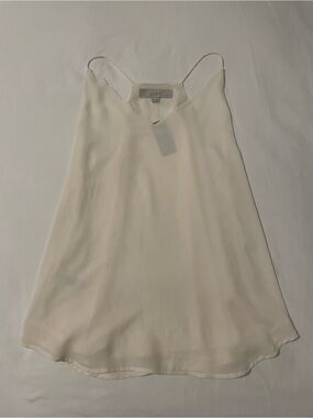 LOFT Cream Spaghetti Strap Top